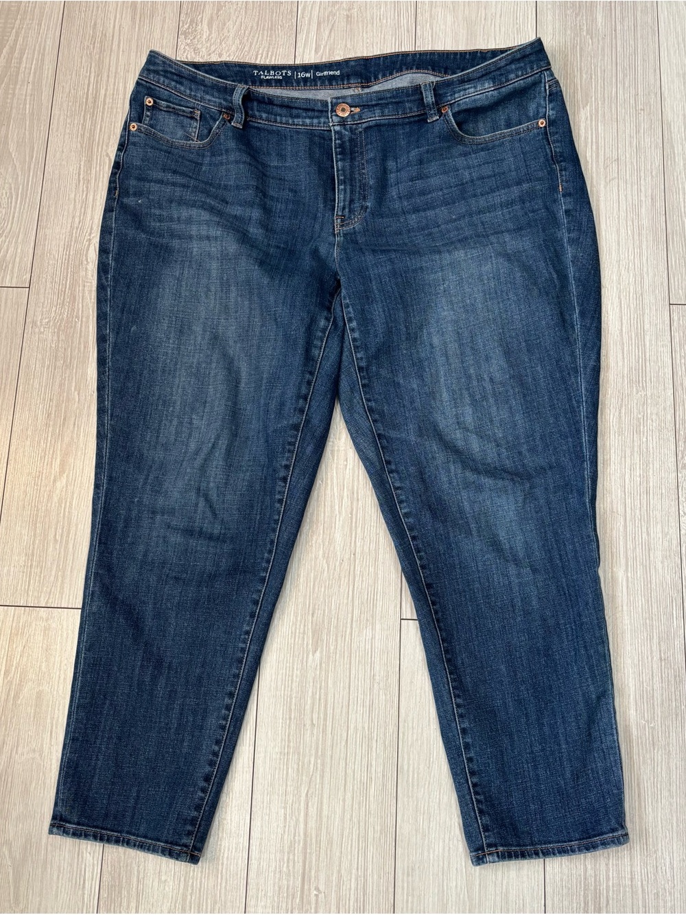 Talbots Dark Wash Straight Leg Jeans
